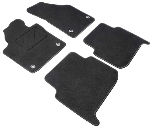 WALSER Comfort Auto Teppiche für VW Touran (2002-2006) 7-Sitzer - Hochwertige, passgenaue Fußmatten für VW Touran, gefertigt in Europa. Robuste Materialien bieten optimalen Schutz vor Schmutz und Abnutzung. Einfache Montage durch praktisches Befestigungssystem.