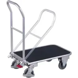 Variofit Aluminium Klappbügelwagen mit Riefengummimatte
