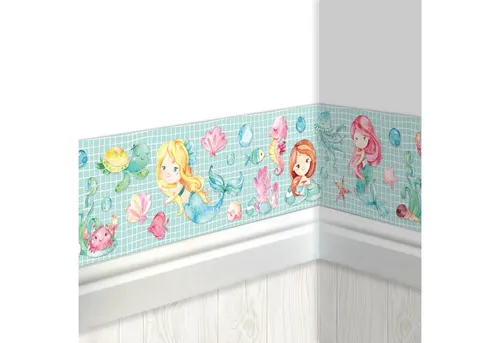 PAPIERDRACHEN Bordüre Papierdrachen Kinderbordüre, Bordüre für das Kinderzimmer