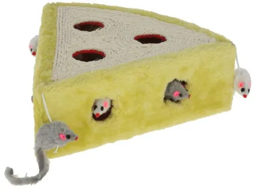 Kerbl Plüschmaus Sisalspielzeug Cheesy 28 cm x 28 cm x 10 cm 82588, (1-tlg)