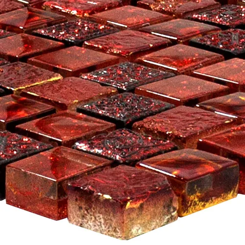 Wand- & Deckenfliesen Rot von Mosafil