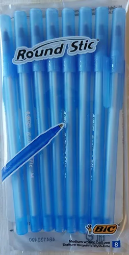 Round Stic Feinkugelschreiber Medium von BIC - NEU - 8 x von BIC