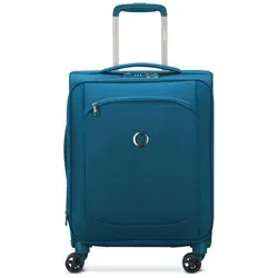 Delsey Paris Montmartre Air 2.0 4-Rollen Trolley blau - Stylischer 55 cm Trolley mit 4 Rollen für müheloses Reisen, ideal für Kurztrips und Handgepäck.