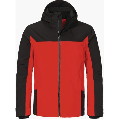 Schöffel Jacket Style Zandwel Men - Sportliche Skijacke in scarlet red (2205) 54 - Synthetische Herren Isolationsjacke zum Skifahren mit 10k mm Wassersäule, 2-Wege-Stretch für hohe Bewegungsfreiheit und praktischen Taschen für Multimedia und Brille.
