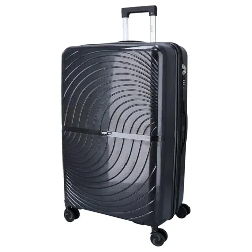 DYX 4 Rollen Trolley L 76 cm Paris schwarz : schwarz Farbe vom Hersteller: schwarz