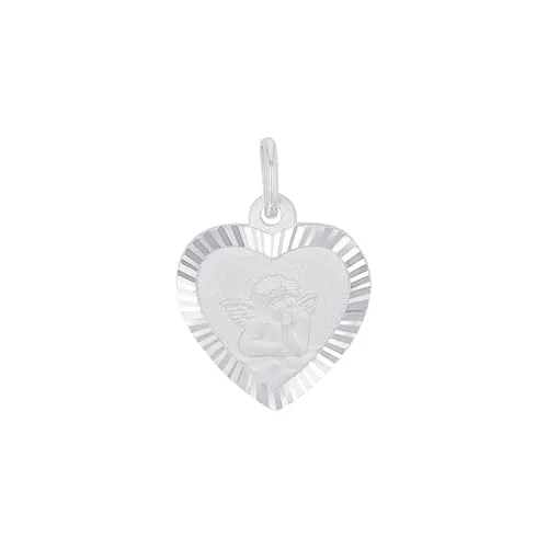 Amor Motivanhänger 925 Sterling Silber - Ketten für Damen, stylischer Glücksanhänger aus hochwertigem 925 Sterling Silber, ideal als Geschenkidee in dekorativer Schmuck Geschenk Box.