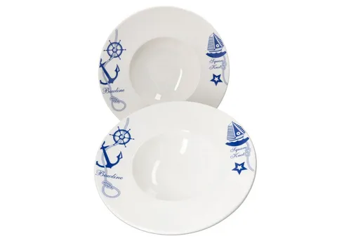 Bonna Pastateller 2er Set Navy Banquet von Bonna