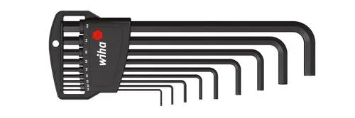 Wiha Innen-Sechskant Winkelschraubendreher-Set 1.5 mm, 2 mm, 2.5 mm, 3 mm, 4 mm, 5 mm, 6 mm, 8 mm, 10mm 9teilig