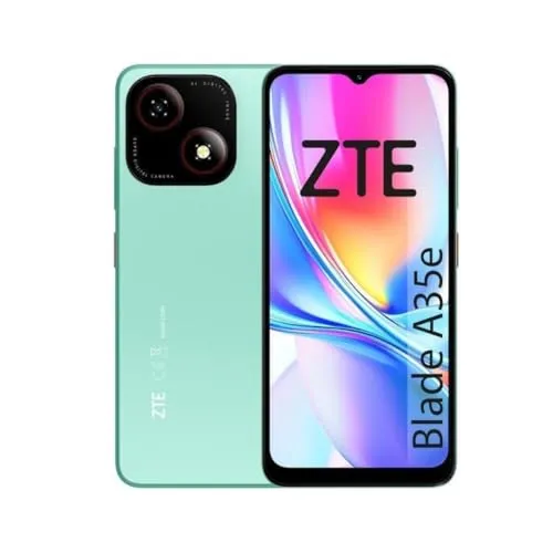 ZTE Blade A35E - Budgetfreundliches Smartphone mit 6.5'' Display - Handys mit großem 6.5-Zoll-Display, 4G-Konnektivität und 32 GB internem Speicher für nahtloses Multitasking und beeindruckende Fotografie mit der Dual-Rückkamera.