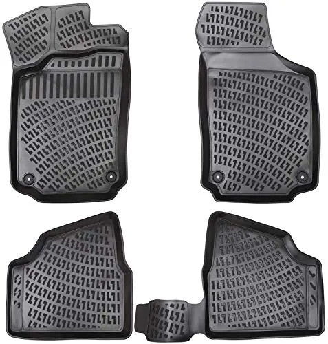 Elmasline 3D Gummimatten Set für OPEL Corsa C 2000-2006 | Fußmatten mit hohem Rand - Maßgeschneiderte Gummimatten für OPEL Corsa C (2000-2006) mit extra hohem Rand für optimalen Schutz. Strapazierfähig, pflegeleicht und geruchsneutral – ideal für jeden Einsatz im Innenraum.