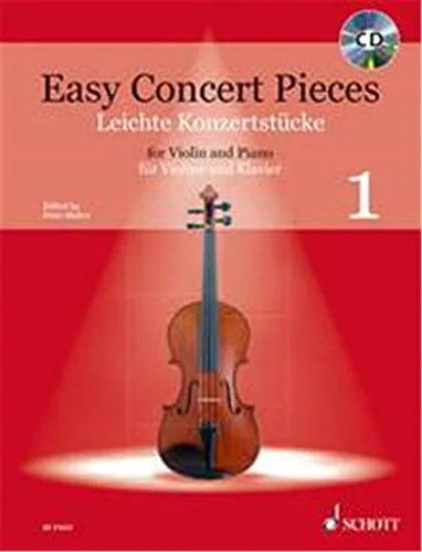 Easy concert pieces Volume 1 +CD --- Violon / Piano