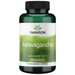 Swanson Health Products Swanson, Spectrum Ashwagandha 100 Kapseln Kapseln, 0,08 g, 450 mg Ashwagandha-Wurzelpulver pro Kapsel