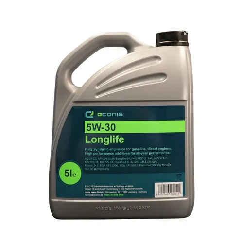 Motoröl 5 Liter 5W-30 C3 SN ECANIS Longlife Hydrocrack HC-Öl für diverse PKW