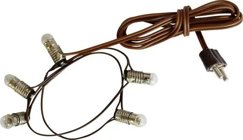 Kahlert Licht 60907 - Lichterkette mit 5 Birnchen, festliche Weihnachtsbeleuchtung für stimmungsvolle Dekoration