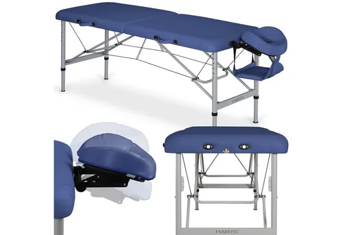 Aero Mobile Massagetisch Tragebar & Verstellbar – Marineblau 70 cm