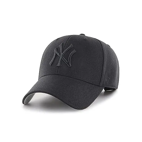 MLB New York Yankees Relaxed Fit Cap - Schwarz 47 - Hüte & Mützen für Herren, stylische Trucker Cap mit sportlichem Design, ideal für Freizeit und Sommeraktivitäten.