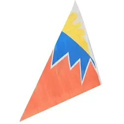 PAPSTAR 1000 Pommes-Frites-Spitztüten - Sonstige Gastronomieartikel, fettdichte Spitztüten aus Pergament-Ersatz, ideal für den Verkauf von Pommes Frites, 100 Stück gefädelt und mit buntem Druck versehen.