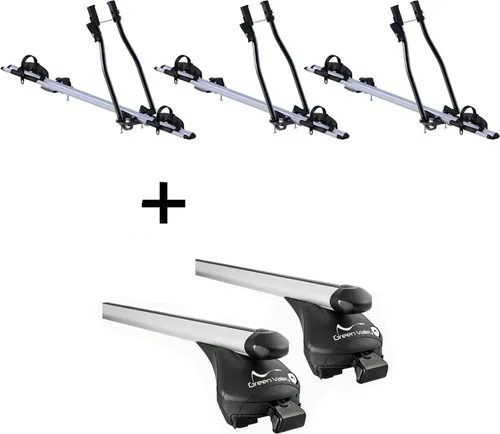 Fahrradträger SAGITTAR + Alu Relingträger Quick für Peugeot RIFTER