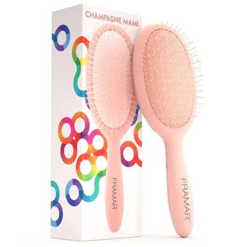 FRAMAR Champagner Haarbürste Ohne Ziepen