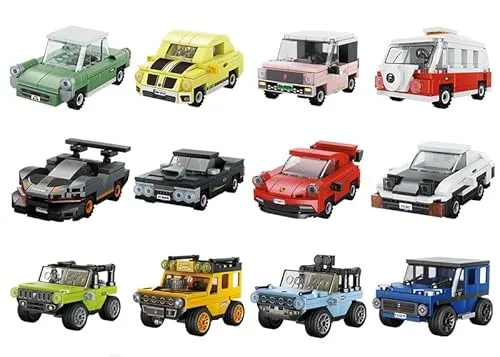 Forange FC8279 Autos 12 in 1 Sammelpackung Klemmbausteine1090pcs Spielzeug Bausatz-NEU-OVP