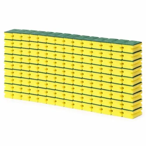 BAYLI Scheuerschwamm 90er Set – Hochleistungs-Küchenschwämme - 90er Set Küchenschwämme – ideal für kraftvolle Reinigung im Haushalt und Gewerbe. Ergonomische Griffform und extra starke Scheuerseite sorgen für müheloses Schrubben. Perfekt für Töpfe, Pfannen und weitere robuste Oberflächen.