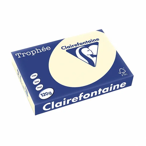 CLAIREFONTAINE Kopierpapier Trophee 120 in beige von Clairalfa