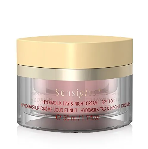 être belle Sensiplus Hydrasilk Tag & Nacht Creme - 30ml Reisegröße - Tagespflege für sensible Haut, ideal für unterwegs. Die restrukturierende 24h Feuchtigkeitscreme mit Seidenproteinen sorgt für langanhaltende Feuchtigkeit und verbessert die Hautelastizität.