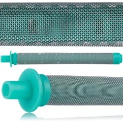 Rosfix Filtr 30-Mesh – Palettenfilter für Farbspritzgerät | 100mm x 10,8mm, Metall & Kunststoff | Für Latex- und Fassadenfarbe