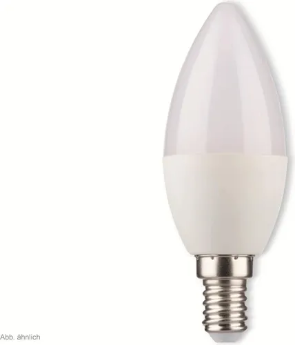 Müller Licht LED Lampe C37 2.9W E14 250lm 2700K - Effiziente LED Lampe C37 von Müller Licht mit 2.9W und warmweißem Licht (2700K). Ideal für eine gemütliche Atmosphäre in Ihrem Zuhause. Ersetzt herkömmliche 25W Glühbirnen.