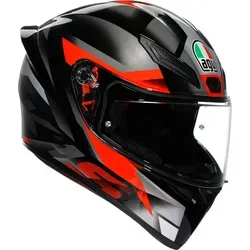AGV K1 S Fastlap Integralhelm - Schwarz/Grau/Rot/Weiß - Motorradhelm mit extremem Schutz und Komfort. Der K1 S bietet aerodynamisches Design, kratzfestes Visier und ist für Brillenträger optimiert. Ideal für tägliche Fahrten und sportliche Einsätze.