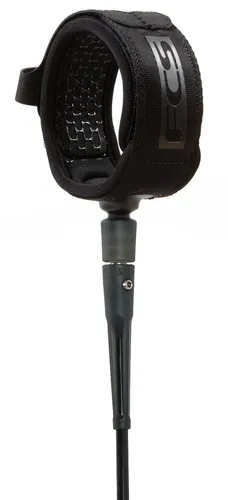 FCS Surf Zubehör 8 ALL ROUND ESSENTIAL Leash 2025 - Unisex Surf Zubehör, strapazierfähige Leash in Schwarz für optimalen Halt und Sicherheit beim Surfen.