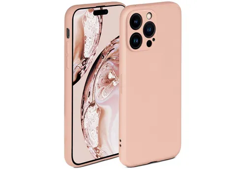 ONEFLOW Handyhülle für iPhone 14 Pro Max Hülle Silikon Soft Case Rose Rosa 6,7 Zoll, Silikonhülle Cover Dünn Handytasche TPU Schutzhülle mit Kameraschutz