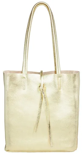 Caspar Schultertasche CLASSIC LINE - Modell No.814 aus 100% Echtleder - Elegante Schultertasche für Damen aus robustem italienischem Leder. Ideal für den Alltag, handlich und mit praktischem Sicherheitsfach. Perfekt für stilbewusste Frauen, die Qualität schätzen.