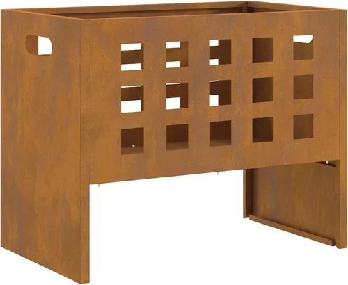 vidaXL Rechteckige Feuerstelle aus Cortenstahl 50x30x40 cm