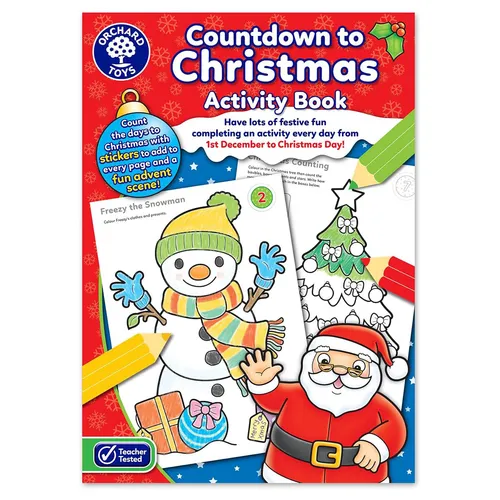 Orchard Spielzeug Countdown To Christmas Aktivität Buch Festliche Kinder Malbuch
