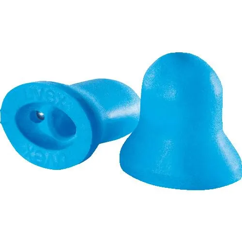 Einweggehörschutzstöpsel uvex xact-fit - 400 Paar - Gehörschutz mit metallischen Erkennungsteilen, ergonomischem Design und hohem Dämmwert (26 dB) für optimale Sicherheit in der Produktion. Einfache Handhabung durch Daumenmulden.