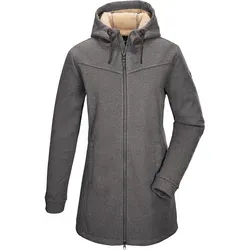 G.I.G.A. DX Damen Strickfleeceparka mit Kapuze - Funktionsjacken, weiches Teddyfell-Futter und verstellbare Kapuze für optimalen Komfort und Wärme an kalten Tagen.