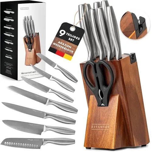 EDELHAUS Messerblock mit Messer