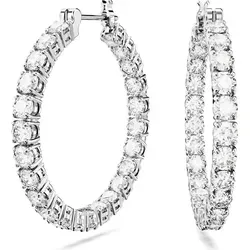 Swarovski Matrix Kreolen in silber von Swarovski