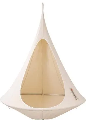 Cacoon Kids Hängesessel (Natural White) - Hängesessel für Kinder, ideal für Abenteuer und Entspannung zu zweit. UV-beständig und mit antibakterieller Behandlung für sicheren Outdoor-Spaß.