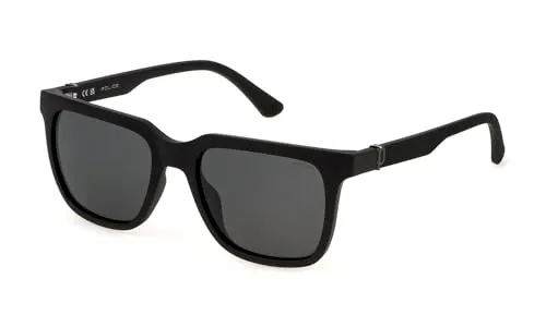 POLICE Herren SPLN34W Sonnenbrille, MATT BLACK, 54