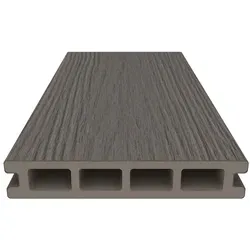 Gartenwelt Riegelsberger Terrasse WPC Terrassendiele 25x140 mm Hohlprofil ummantelt, BxT:30x14 cm, Beidseitig verwendbar