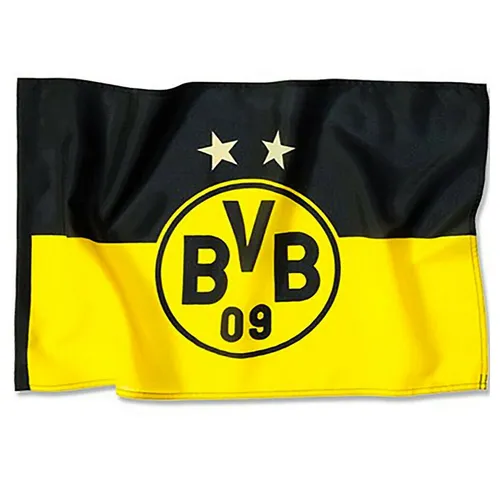 BVB MERCHANDISING Fahne BVB Stockfahne BVB Logo 60 x 40 in gelb von BVB MERCHANDISING