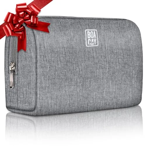 BOACAY Kleine Make-up-Tasche, Reise Kosmetiktasche für Damen, Mädchen & Kinder, Schminktasche & Organizer für Geldbörse, Kulturbeutel, Mini-Etui