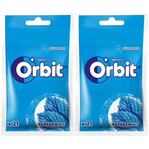Orbit Peppermint Guma do żucia bez cukru 29 g x 2 sztuk ZESTAWY 4009900546720
