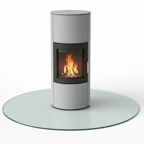 Mucola Rundglas Tischplatte für Kamin von Mucola