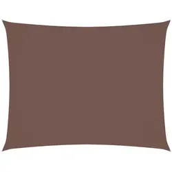 furnicato Sonnensegel 3 x 4 m Braun aus PU-beschichtetem Oxford-Gewebe, (1-tlg) braun 300 cm x 1 cm