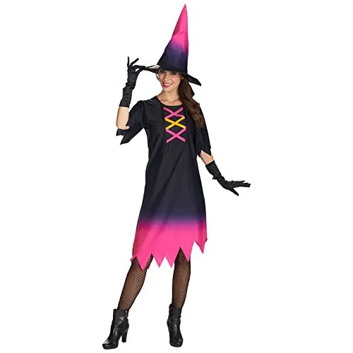 Andrea Moden - Kostüm Hexe, Kleid mit Hut, Damenkostüm, Mottoparty, Halloween, Karneval