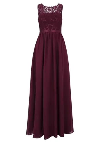 Vera Mont Damen Abendkleid mit Spitze 38, Deep Dahlia von Vera Mont