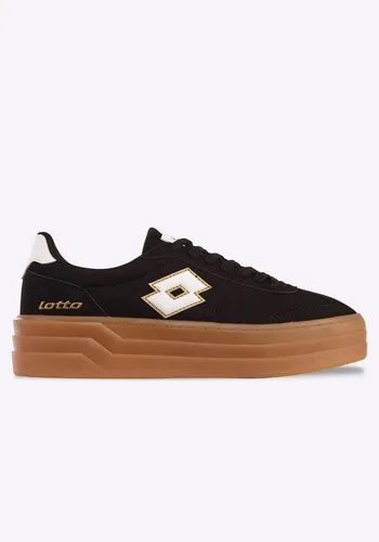 Lotto Plateausneaker - Sportlich mit gepolsterter Schaftkante - Sneaker low mit trittsicherer Sohle, ideal für sportliche Freizeit-Outfits und pflegeleicht durch Synthetik-Obermaterial.